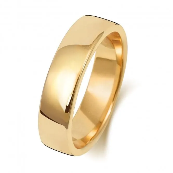 Wedding Band 18K Soft Court 5mm-1.75 Wedding  Ring WQ135H