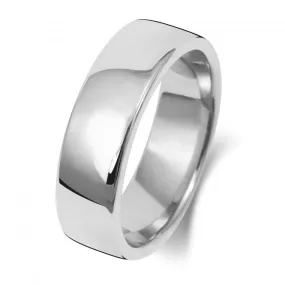 Wedding Band 18K Soft Court 6mm-1.25 Wedding  Ring WQ136WL