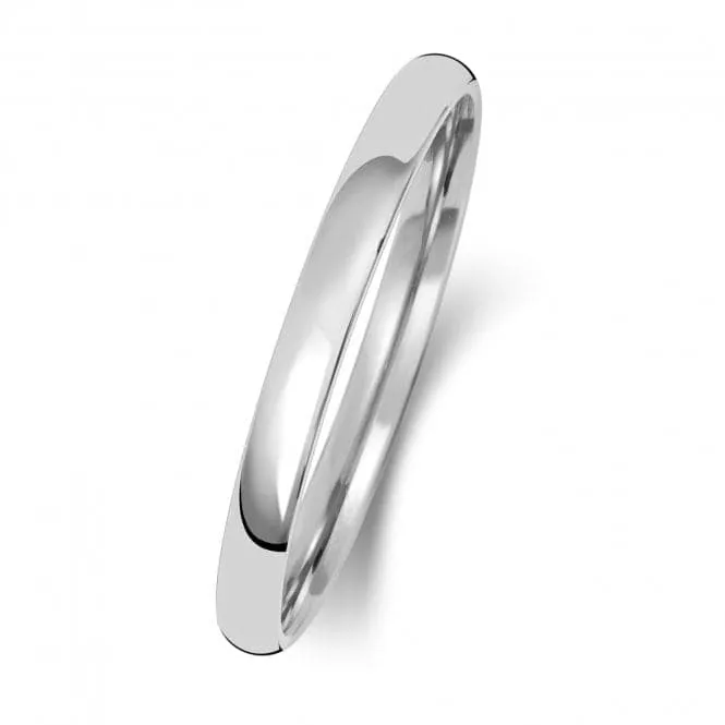 Wedding Band Platinum Slight Court 2mm-1.15 Wedding  Ring WP111M