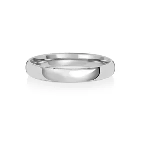 Wedding Band Platinum Slight Court 3mm-2.05 Wedding  Ring WP113EH