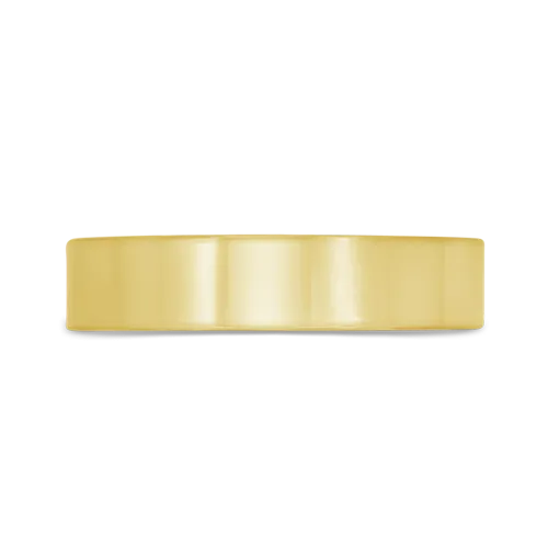 Yellow Gold Flat Wedding Band